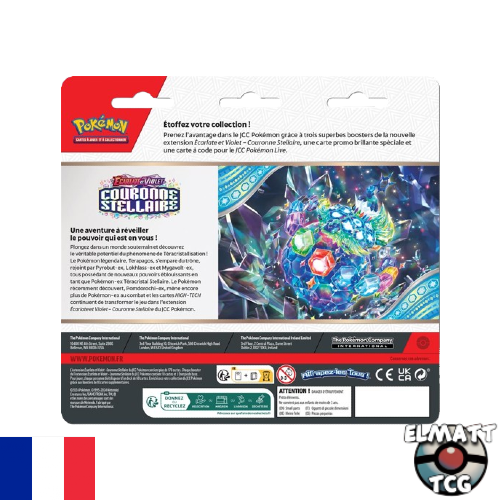 Tripack - Pokémon - Couronne Stellaire - EV7 - Scellé - Français