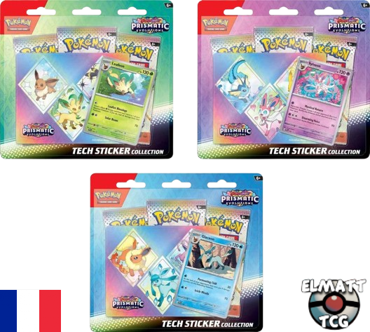 Tripack EV8.5 Evolutions Prismatiques - Ecarlate et Violet - Pokémon - Français - Scellé