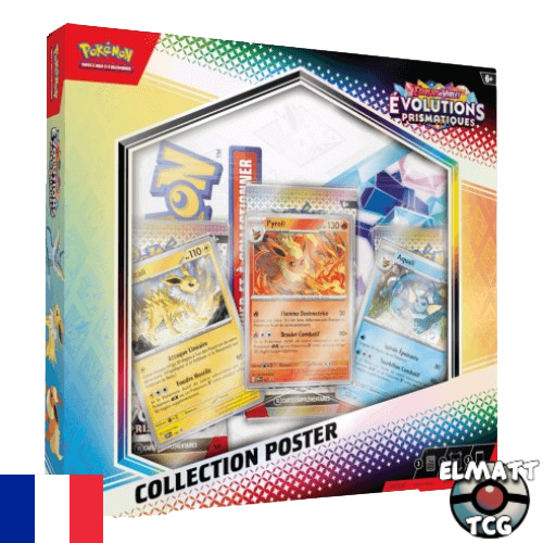 Coffret poster EV8.5 Evolutions Prismatiques - Ecarlate et Violet - Pokémon - Français - Scellé