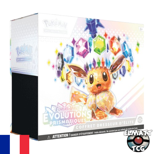 ETB EV8.5 Evolutions Prismatiques - Coffret Dresseur d'Elite - Ecarlate et Violet - Pokémon - Français - Scellé