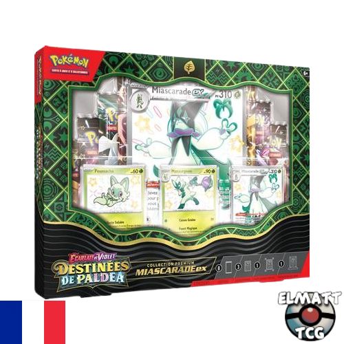 Coffret Premium Mascarade - Pokémon - Destinées de Paldea - EV4.5 - Scellé - Français