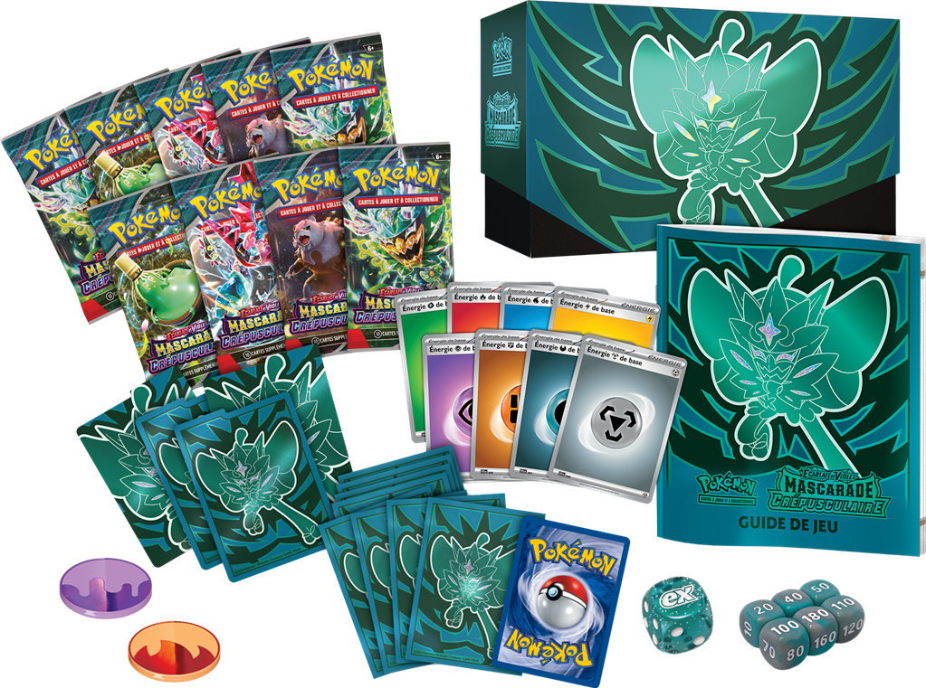 ETB - Coffret Dresseur d'Elite - Pokémon - Mascarade Crépusculaire - EV6 - Scellé - Français