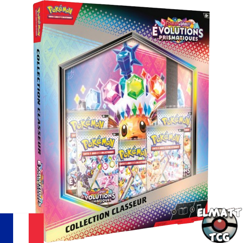 Coffret classeur EV8.5 Evolutions Prismatiques - Ecarlate et Violet - Pokémon - Français - Scellé