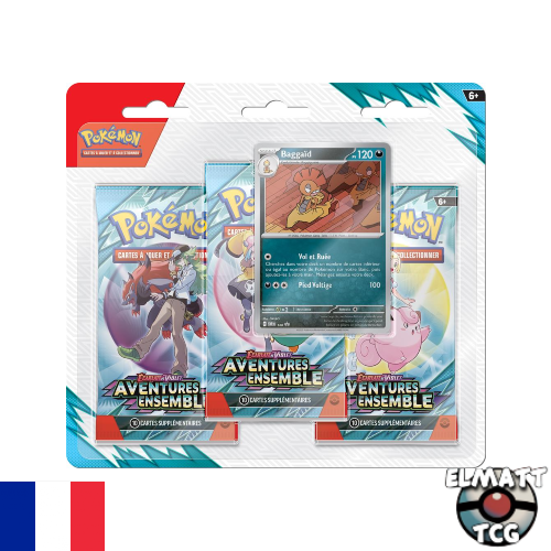 Tripack - Pokémon - Aventures Ensemble - EV9 - Scellé - Français