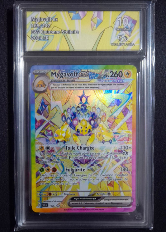 Carte Pokémon Mygavolt (ALT) 168/142 - Couronne Stellaire - Gradé 10