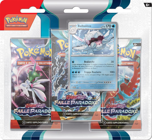 Tripack - Pokémon - Faille Paradoxe - EV4 - Scellé - Français