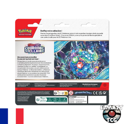 Tripack - Pokémon - Couronne Stellaire - EV7 - Scellé - Français