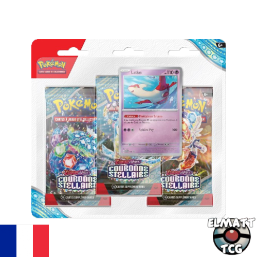 Tripack - Pokémon - Couronne Stellaire - EV7 - Scellé - Français