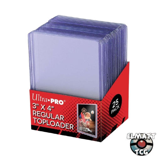 TopLoader - Protèges Cartes - ULTRA PRO - Transparent - par 25