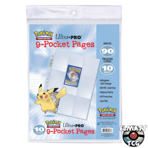 Paquet de 10 Feuilles de Classeur Pokémon