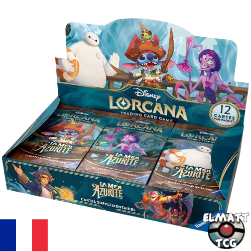 Display Lorcana Chapitre 6 La Mer Azurite - Disney - Scellée - Français