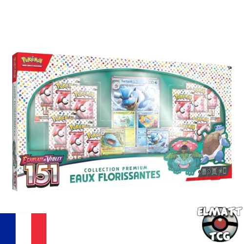 Coffret Premium Pokémon – Eaux Florissantes (Écarlate & Violet 151)