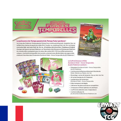 ETB - Coffret Dresseur d'Elite - Pokémon - Forces Temporelles - EV5 - Vert-de-fer - Scellé - Français