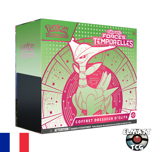 ETB - Coffret Dresseur d'Elite - Pokémon - Forces Temporelles - EV5 - Vert-de-fer - Scellé - Français