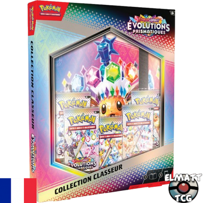 Coffret classeur EV8.5 Evolutions Prismatiques - Ecarlate et Violet - Pokémon - Français - Scellé