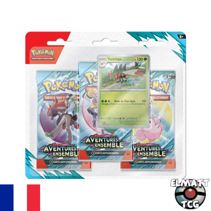 Tripack - Pokémon - Aventures Ensemble - EV9 - Scellé - Français