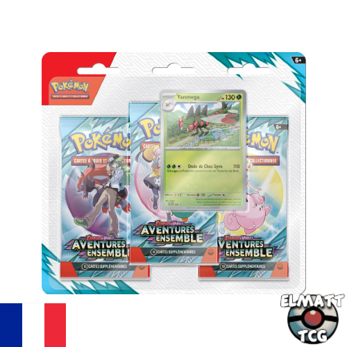 Tripack - Pokémon - Aventures Ensemble - EV9 - Scellé - Français