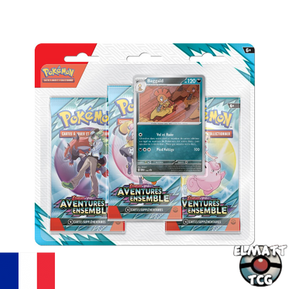 Tripack - Pokémon - Aventures Ensemble - EV9 - Scellé - Français